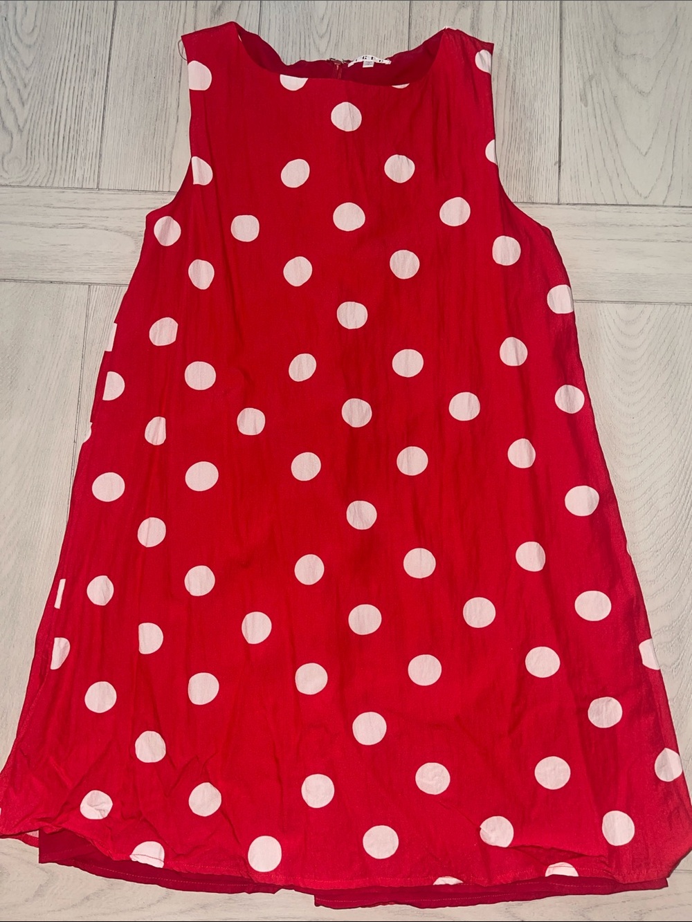 TCEC Red Polka Dot Mini Dress